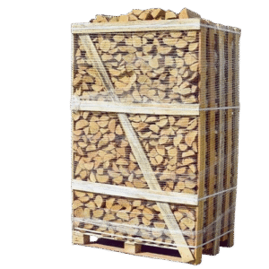 Bois de chauffage bouleau 25 cm – 1,8 stère en palette, séché en chambre et prêt à l’emploi