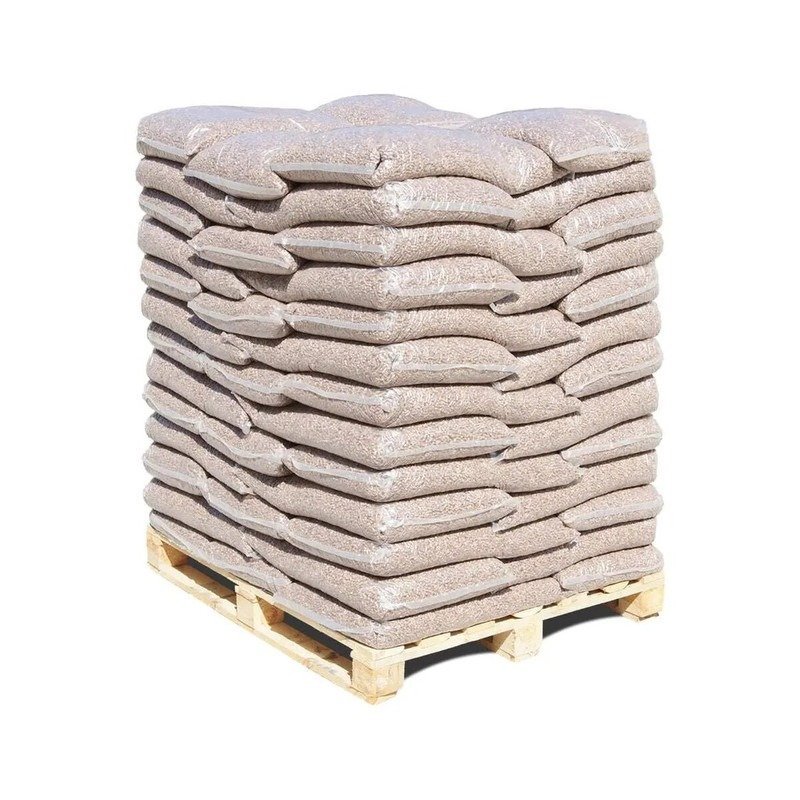 Pellets de bois dur en chêne ENplus A1 – 975 kg (65 sacs de 15 kg)