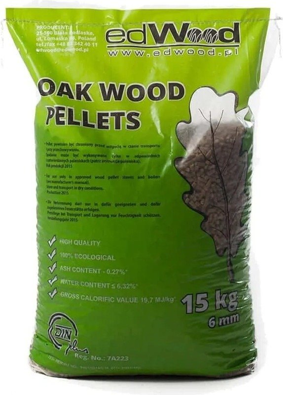 Pellets de bois dur en chêne ENplus A1 – 975 kg (65 sacs de 15 kg) – Image 3