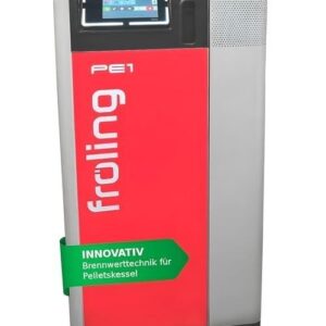 Fröling PE1 Pellet 15 kW – chaudière à granulés compacte avec écran tactile 7
