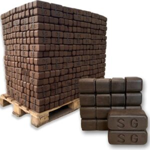 Briquettes de tourbe premium Feuerpracht – Palette de 960 kg
