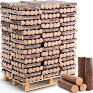 Briquettes de bois dur holz4home® – palette de 960 kg